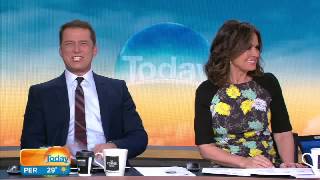 Sports presenter Yvonne fooled by Karl Stefanovic [upl. by Yram694]