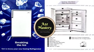 Godrej Gold Cold 165 liters Refrigerator User Manual Year 1992 [upl. by Elorak532]