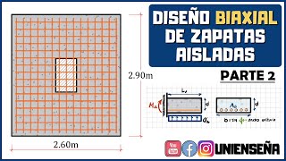 DISEÑO DE ZAPATA AISLADA parte 7  Presiones últimas y acero de refuerzo [upl. by Ruskin]