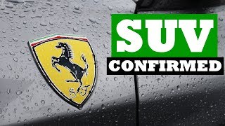 Ferrari SUV Confirmed  Ferrari Purosangue News [upl. by Sadirah]