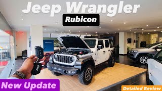 7165000 Lakh New Jeep Wrangler Rubicon Bright White 2024 Features amp Specifications Review [upl. by Litt]