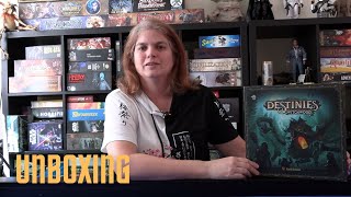 Destinies Witchwood Board Game Unboxing [upl. by Laeynad]