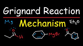 Grignard Reagent Synthesis Reaction Mechanism  Organic Chemistry [upl. by Rianon]