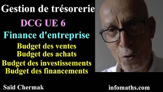 DCG UE 6 FINANCE DENTREPRISE GESTION DE TRÉSORERIE [upl. by Son]