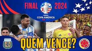 ARGENTINA X COLÔMBIA FINAL DA COPA AMÉRICA 2024 • ANÁLISE COMPLETA PRÉ JOGO ⚽🏆 [upl. by Lingwood]