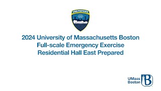 UMB Office of Public Safety Active Shooter 2024 Be Prepared Residence Hall East Recap Video [upl. by Nolham]