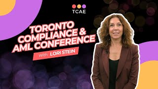 Conversation with Lori Stein at 2023 Toronto Compliance and AML Conference [upl. by Calesta]