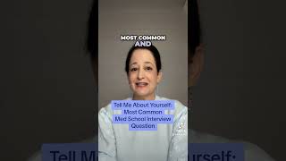 Med School Interview Tell me about yourself medicalschoolinterview tellmeaboutyourself premed [upl. by Nnawaj]