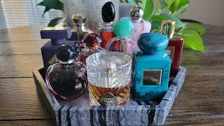 November Perfume Tray  October Recap [upl. by Nnylsaj]