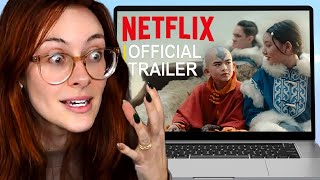 Tophs Voice Actor REACTS To NETFLIX Avatar The Last Airbender Official Trailer 🌊⛰🔥🌪 [upl. by Bosson]