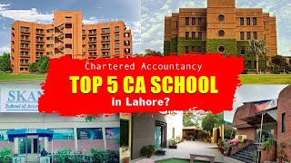 Best CA Institutes and Colleges in Lahore  5 best institutes for CA in Lahore [upl. by Kwang]