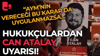 Hukukçular Can Atalay için İstanbul Anadolu Adliyesi önünde quotAYMnin bu kararı da uygulanmazsaquot [upl. by Longley]