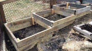 How to build Raised Garden Beds on a Slope or Hillside Easy Simple and Free or Cheap [upl. by Darrelle]