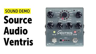 Source Audio Ventris Dual Reverb Sound Demo no talking with Roland SH01A [upl. by Nalo481]