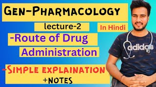 Route of Drug Administration pharmacology in HindiLocal routesystemic routeenteral ampparentral [upl. by Ysor204]