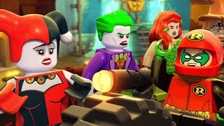 LEGO Justice League Gotham City Breakout  Robin Saves The Justice League  dckids [upl. by Assek]