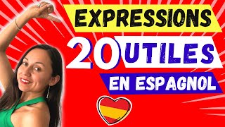 20 EXPRESSIONS À CONNAÎTRE en espagnol 😍 [upl. by Annmarie520]