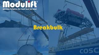 Modulift Breakbulk amp Port Case Studies [upl. by Nue]