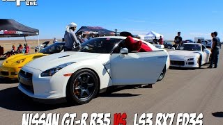 GTR R35 VS LS3 RX7 FD3S [upl. by Leon931]