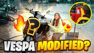 VESPA MODIFY KRVA DEIN 🤔 ARYANSHI SHARMA [upl. by Mikel]