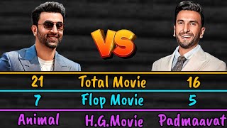 Ranbir Kapoor vs Ranveer Singh comparison [upl. by Lajib]