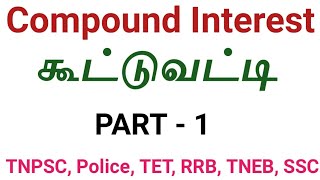 Compound Interest Shortcuts and Tricks in tamil PART 1 [upl. by Celie435]