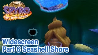 Spyro 3  Part 6 Seashell Shore  Widescreen HD [upl. by Nahij]