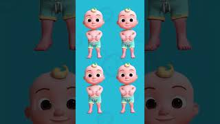 The Belly Button Song REMIX 🎵 123 Learn Different Body Parts shorts cocomelon [upl. by Yevrah]