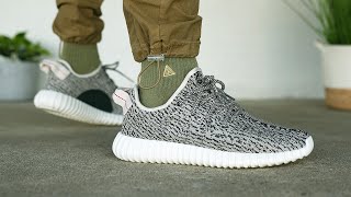 Adidas YEEZY 350 TURTLE DOVE 2022 REVIEW amp On Feet [upl. by Greggs]