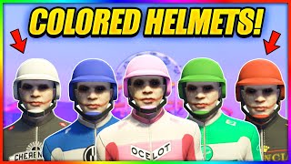 SOLO HOW TO GET EVERY COLORED BULLETPROOF HELMET IN GTA 5 ONLINE AFTER PATCH 165 GTA 5 Online [upl. by Iidnarb]