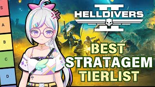 A COMPLETE STRATAGEMS TIERLIST FOR BUGS AND BOTS  HELLDIVERS 2 [upl. by Aldwin933]