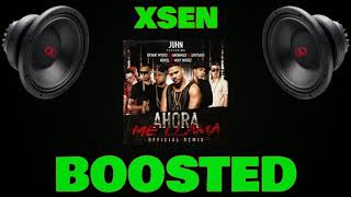 Juhn Ahora Me Llama Remix feat M Woodz B Myers Anonimus Brytiago amp Noriel Bass Boosted [upl. by Saihtam972]