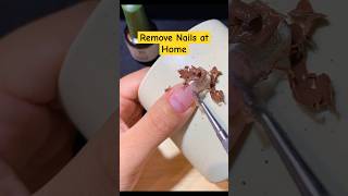 Easily remove your nails at home nailmanicure nailremover nailart shorts [upl. by Betthezel]