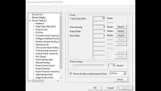 A guide on how to reset a counter in a FUJITSU scanner [upl. by Aelgna780]