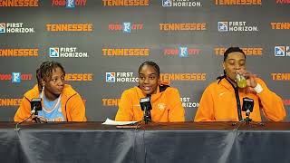 Lady Vols Talaysia Cooper Alyssa Latham Zee Spearman postgame vs Florida State [upl. by Jaworski]