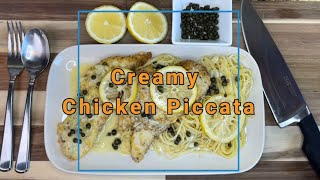 How to make a Simple Chicken Piccata Recipe  Chicken Lemon and Capers  Delicious  Easy [upl. by Sillert]