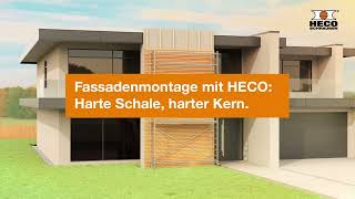 Fassadenmontage mit HECO Schnell wirtschaftlich nachhaltig [upl. by Harper]