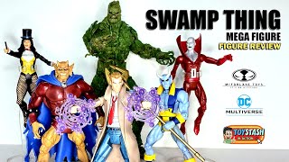 Mcfarlane Toys DC Multiverse Swamp Thing Megafig Swamp Thing Review [upl. by Otrevogir627]