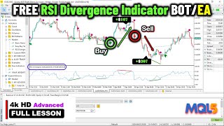 MQL5 FREE RSI Divergence Indicator BotEA✅ in MQL5  MT5 PART 550 Forex Strategy forexalgotrader [upl. by Auof]