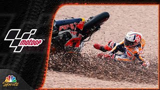 MotoGPs wildest crashes of 2023  Motorsports on NBC [upl. by Kristy]