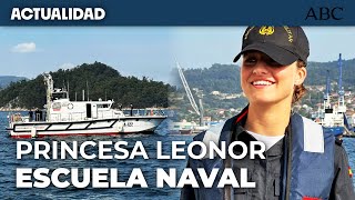 Nuevo vídeo de la Princesa Leonor de maniobras en el mar con sus compañeros de la Escuela Naval [upl. by Yerok]