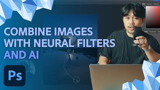 Combine Images Using Neural Filters amp AI in Photoshop  Photoshop in Five  Adobe Photoshop [upl. by Kutzenco]