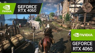 Witcher 3 GamePlay Max Settings  RTX 4060  i5 12th 12400f  16 GB RAM  No Commentary [upl. by Ayotal910]