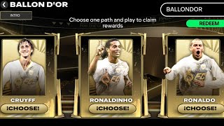 FREE 103105 MILESTONE amp BALLON DOR REDEEM CODE BALLON DOR EVENT IS HERE FC MOBILE 25 [upl. by Artaed]