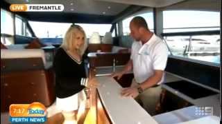 Luxury Yacht  Today Perth News [upl. by Ranitta854]