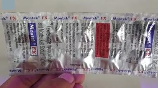 Montek Fx tablet  Fexofenadine and Montelukast tablet Montek fx tablet uses and Side effect Dosage [upl. by Azar]