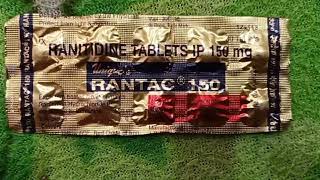 Ranitidine Tablets IP 150mg Rantac 150 mg [upl. by Sidell]