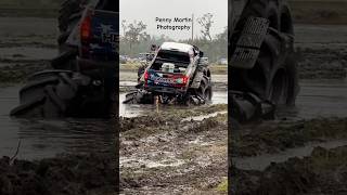 That 6 Foot Tractor Tire almost Disappears deep mud offroad mudslinging chevy [upl. by Caplan639]