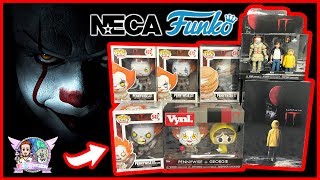 HAUL PENNYWISE quotITquot 🎈 FIGURINES FUNKO amp NECA [upl. by Abbottson758]