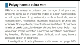 PRV Polycythaemia Rubra Vera [upl. by Elmira]